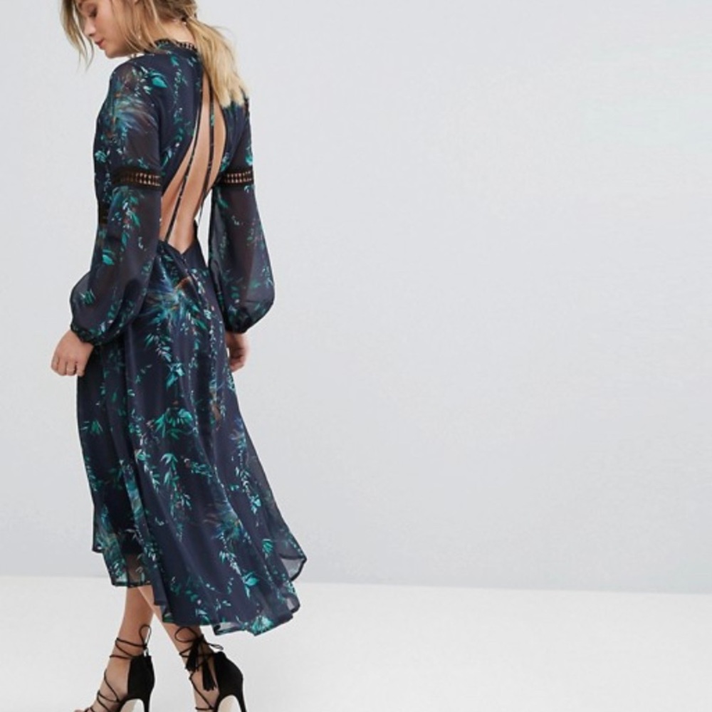 ASOS Open Back Midi dress